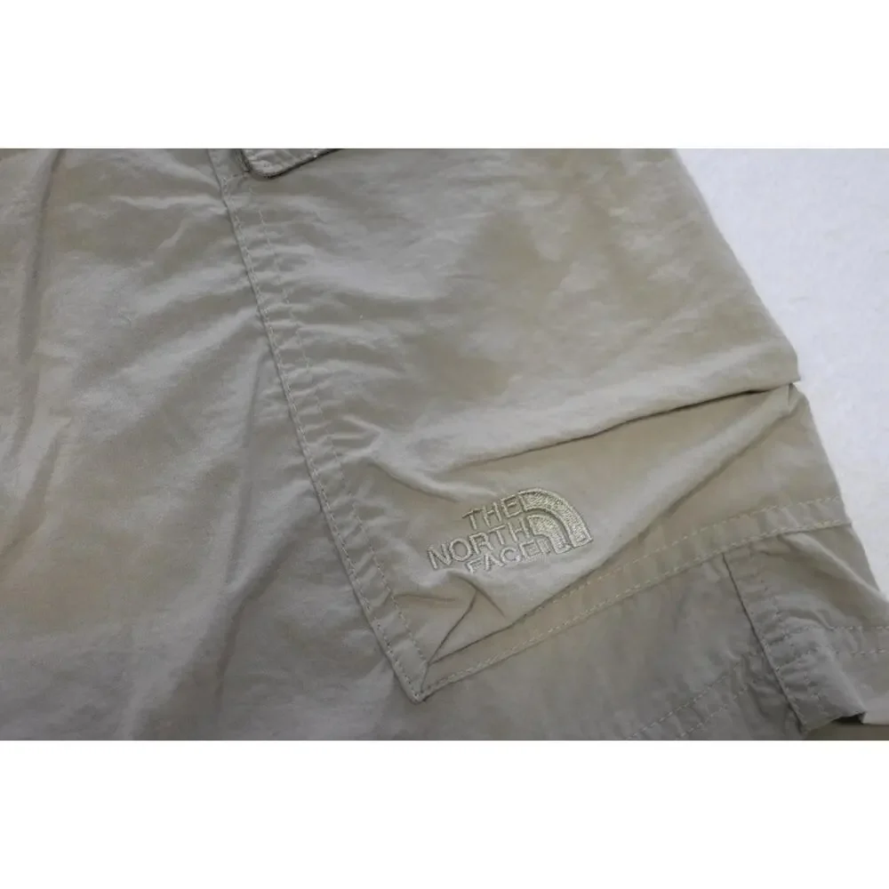 The North Face Nylon‎ Cargo Shorts Fishing Hiking Trekking Beige Mens Sz Large